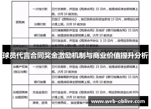 球员代言合同奖金激励机制与商业价值提升分析