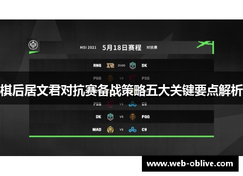 棋后居文君对抗赛备战策略五大关键要点解析