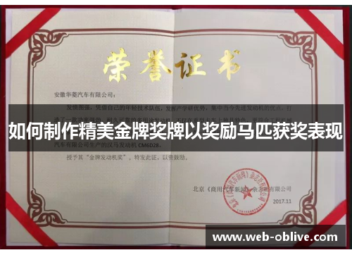 如何制作精美金牌奖牌以奖励马匹获奖表现