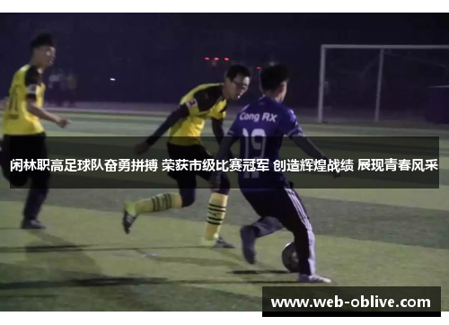 闲林职高足球队奋勇拼搏 荣获市级比赛冠军 创造辉煌战绩 展现青春风采
